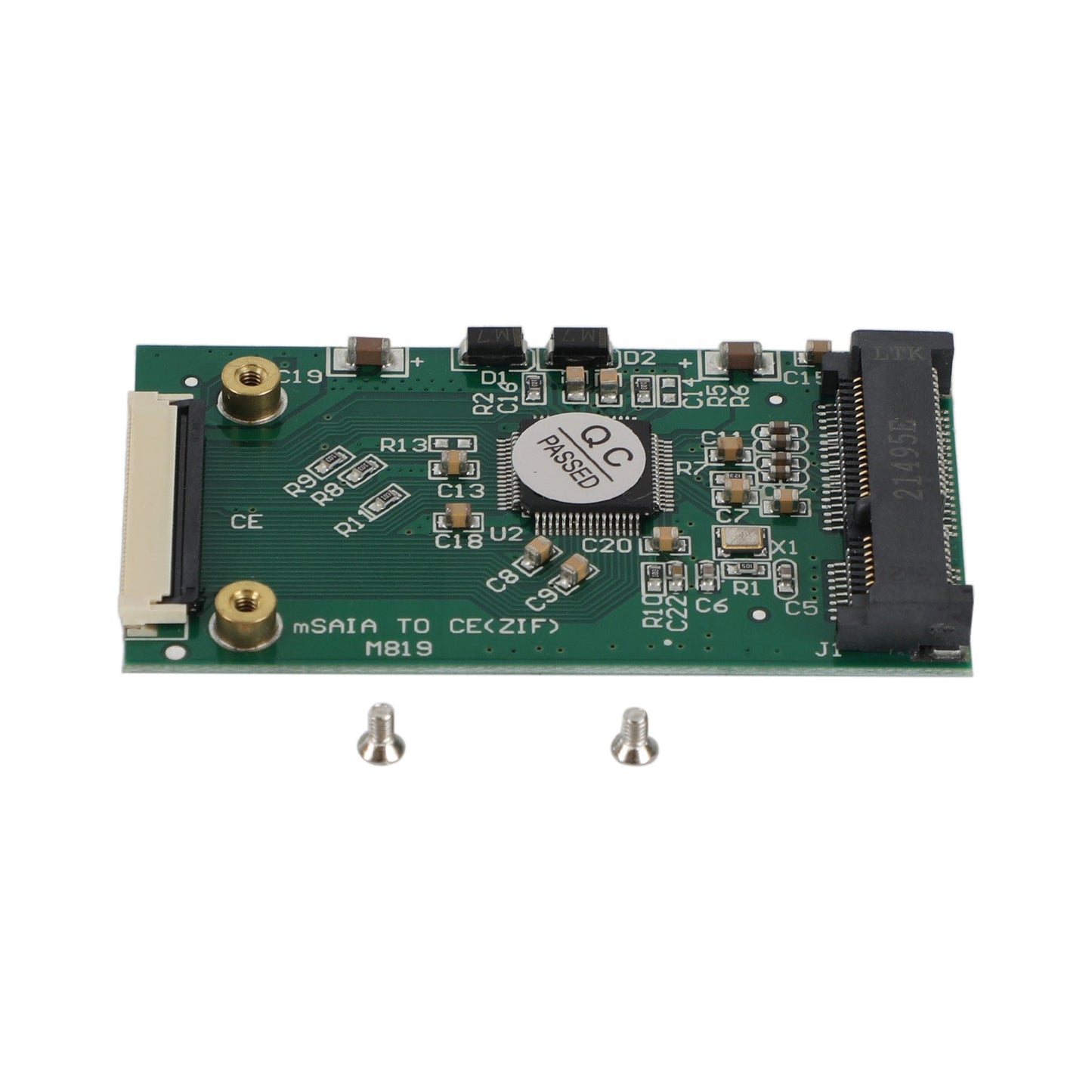 1,8 pouces Mini MSATA PCI-E SSD HDD vers carte adaptateur de câble Zif CE 40 broches