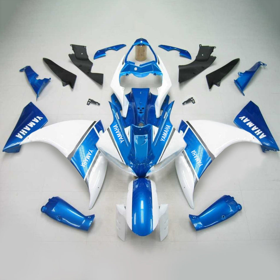 Amotopart Yamaha 2012-2014 YZF 1000 R1 Kit Déclencheur Bleu Blanc