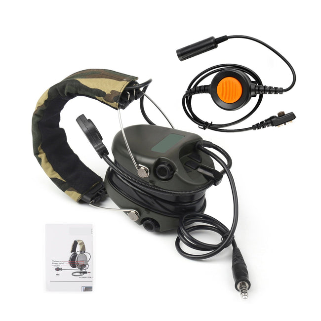 H60 Sound Pickup Noise Reduction Headset 6-Pin U94 PTT Für Hytera PD780/700G/580