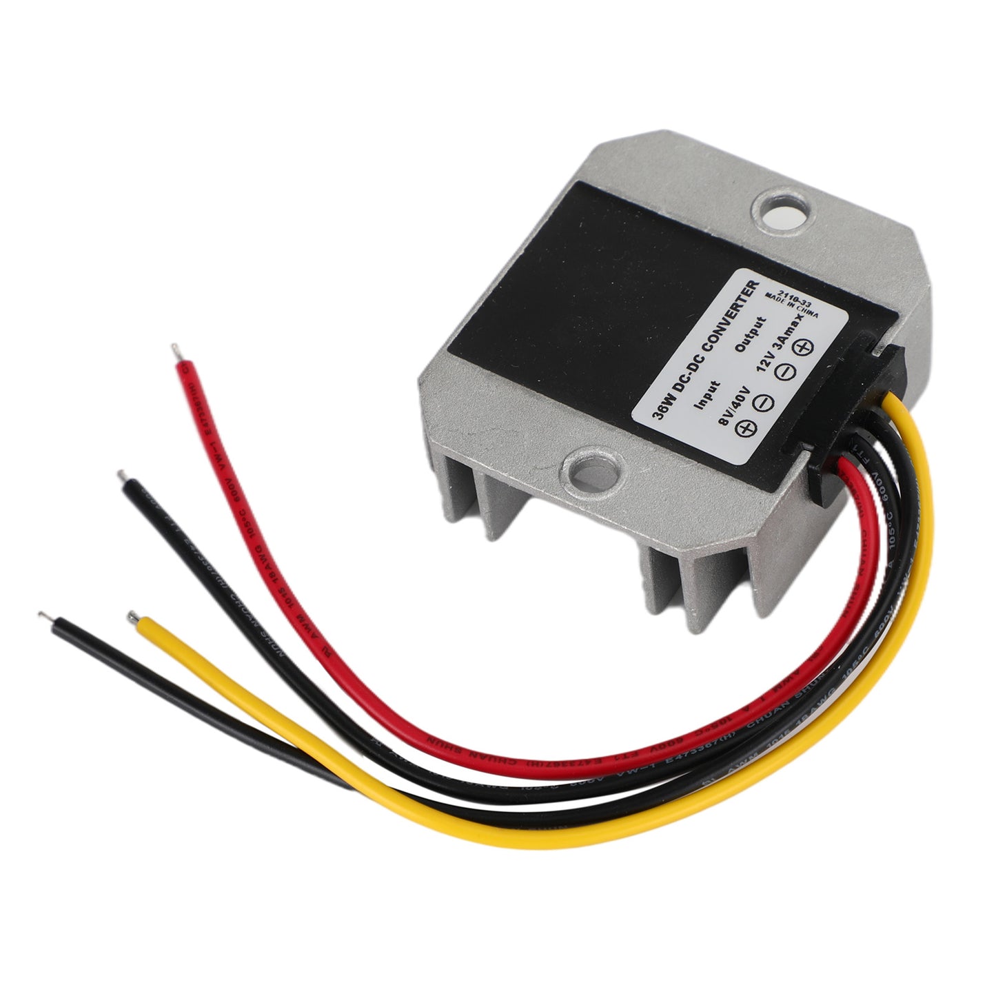 Module régulateur de tension convertisseur de tension DC/DC 8V/40V à 12V 3A 36W