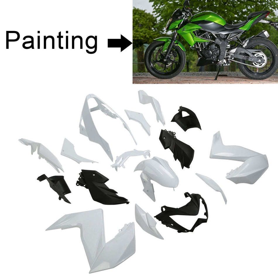 Amotopart Kawasaki Z250 Z300 2015-2016 Verkleidungskit