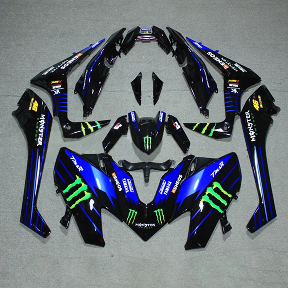 Amotopart Verkleidungsset f¨1r Yamaha T-Max TMAX530 2017¨C2018, Karosserie, ABS