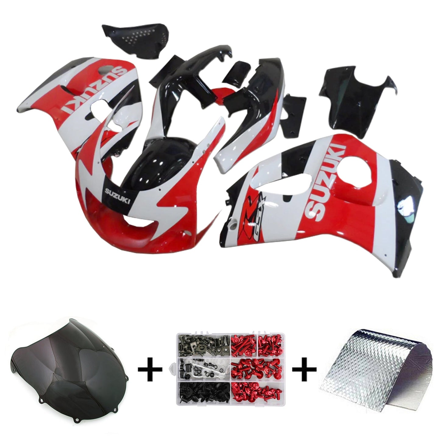 1996–2000 Suzuki GSXR600 1996–1999 GSXR750 Einspritzverkleidungs-Kit Karosserie