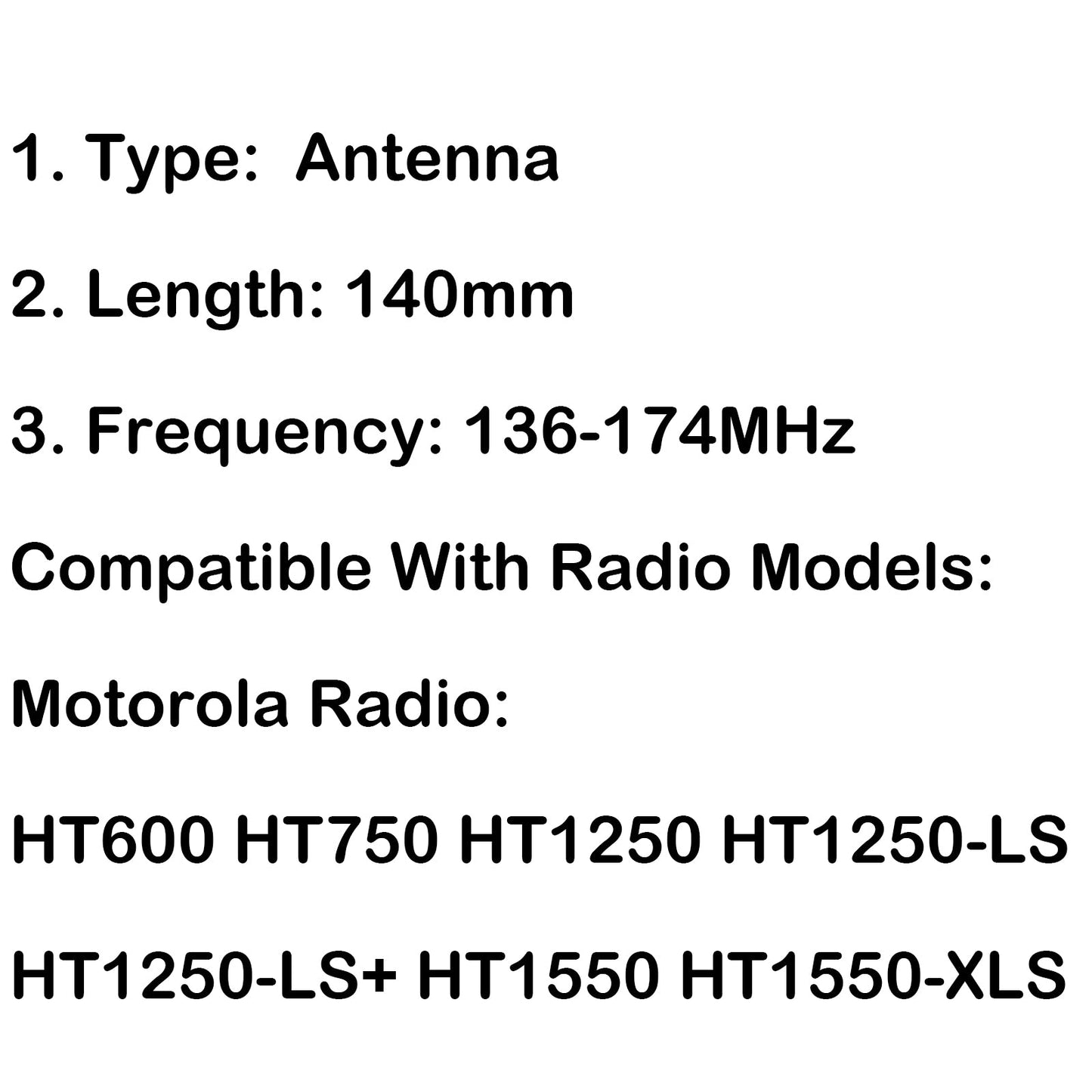 5 Stück ukw-Anantenne 136-174 MHz für Motorola GP68 GP340 GP380 GP328 GP88 GP140