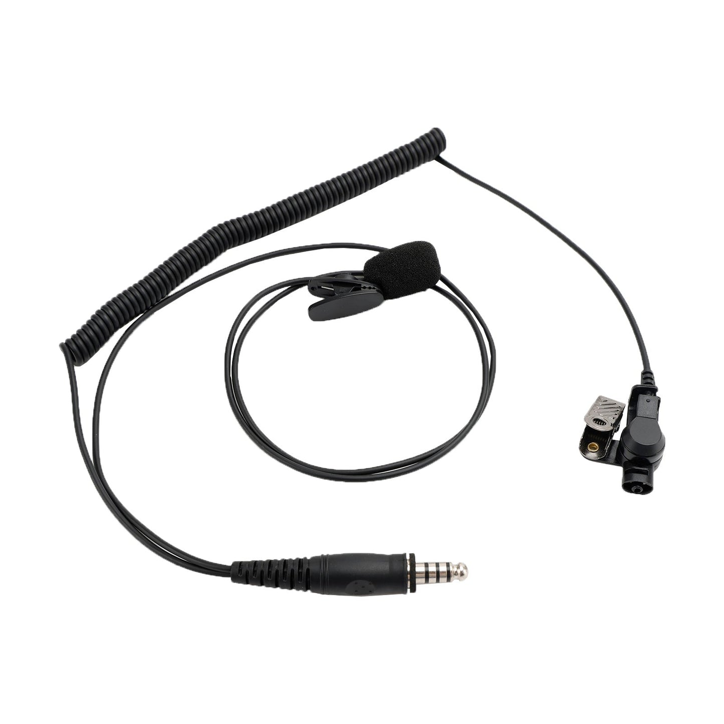 Für DP3400 DP3600 APX4000 6-Pin U94 PTT 7.1-A3 Transparentes R?hren-Headset mit Mikrofon