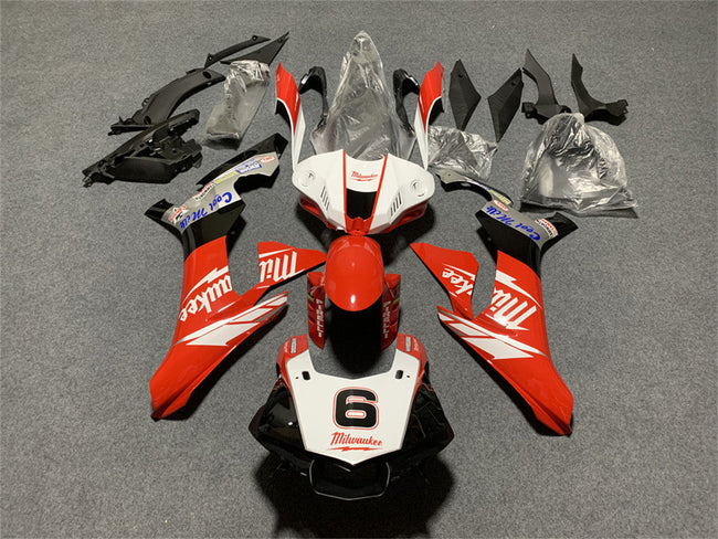 Amotopart Verkleidungsset für Yamaha YZF 1000 R1 2015–2019, Karosserie, Kunststoff, ABS