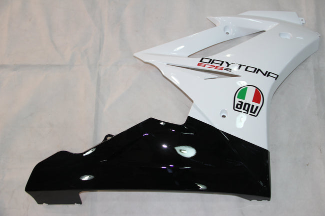 Amotopart 2009-2012 Triumph Daytona 675 Kit de carénage blanc