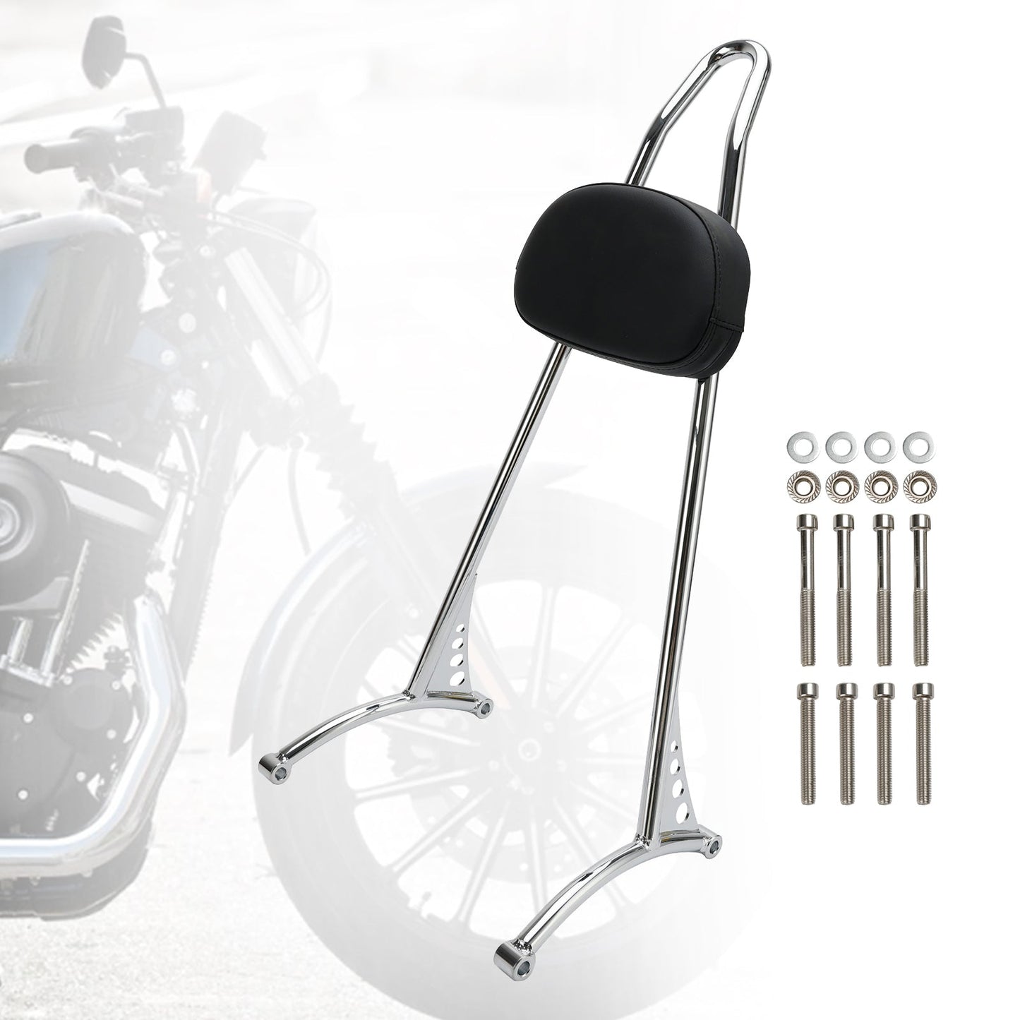 Sozius-Sissy-Bar-Rückenlehne für Sportster Iron 883 1200 XL 48 72 ab 2004