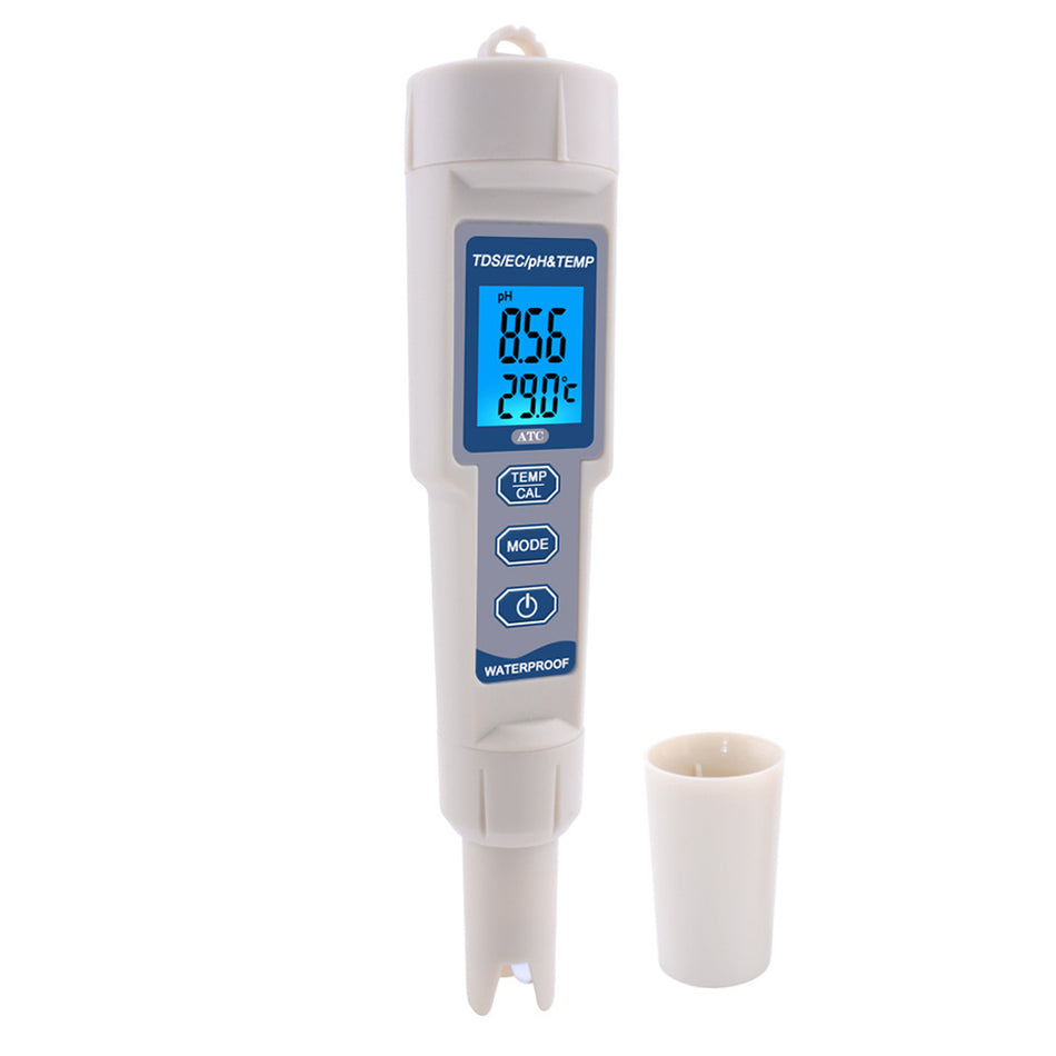 4in1 PH/TDS/EC/Temperaturmesser Digitales Wasserqualit?tsmonitor -Testwerkzeug für Monitor