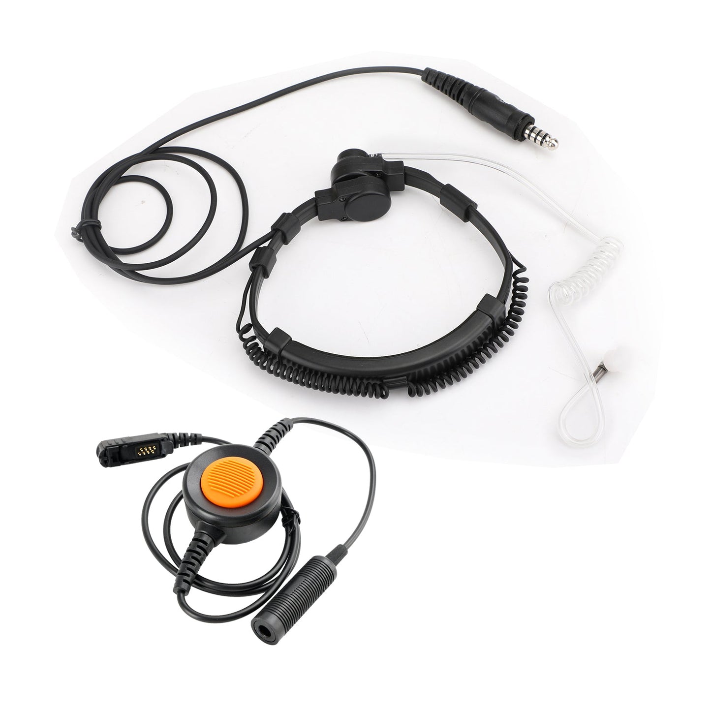 7,1 mm Big Plug Tactical Throat Headset 6Pin U94 PTT für E8600/8608/8268 IMTP3100