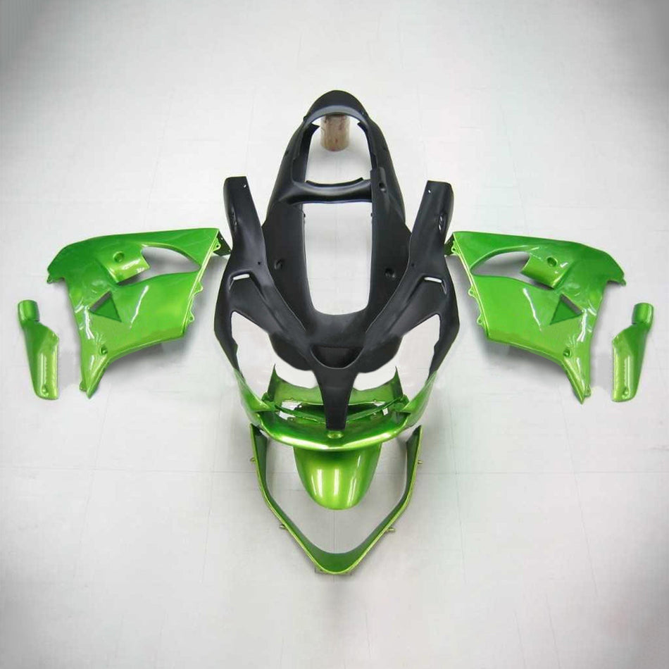 Kit de livraison vert Amotopart Kawasaki ZX9R 2000-2001