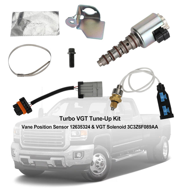 Turbo-VGT-Tuning-Kit – Schaufelpositionssensor 12635324 und VGT-Magnetventil 3C3Z6F089AA