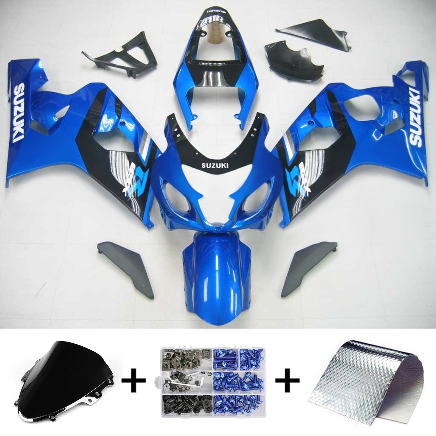 Amotopart Suzuki GSXR 600/750 2004-2005 Verkleidungskit Karosserie Plastik