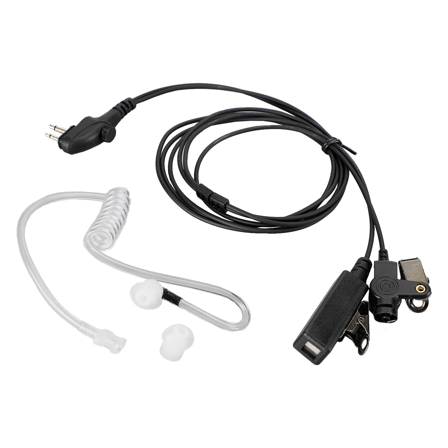 Akustisches Luftrohr-Headset PTT Passend für HYT TC-518 TC-580 TC-600 TC-610 TC-618