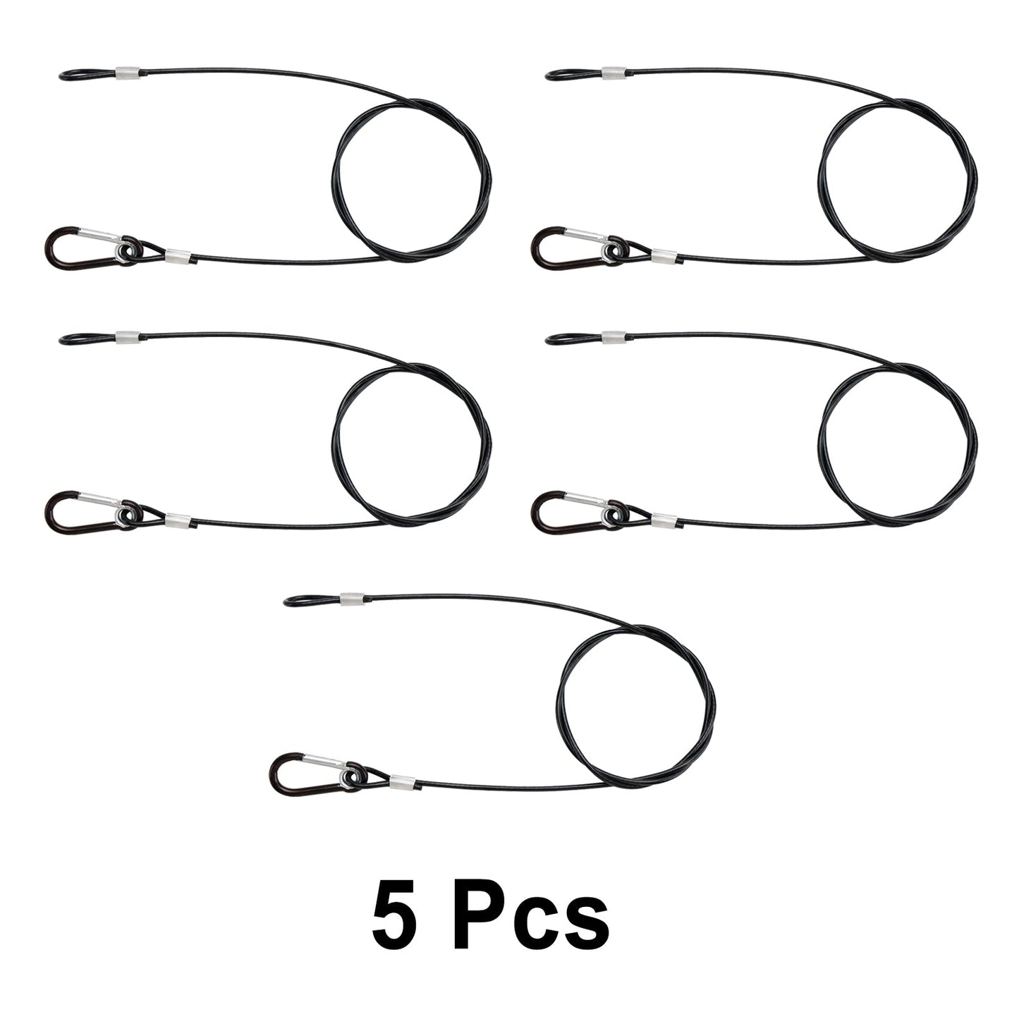 1/5/10 Stück 3 mm dickes Stahldraht-Sicherheitskabel für Bühnenklemme, Par-Licht