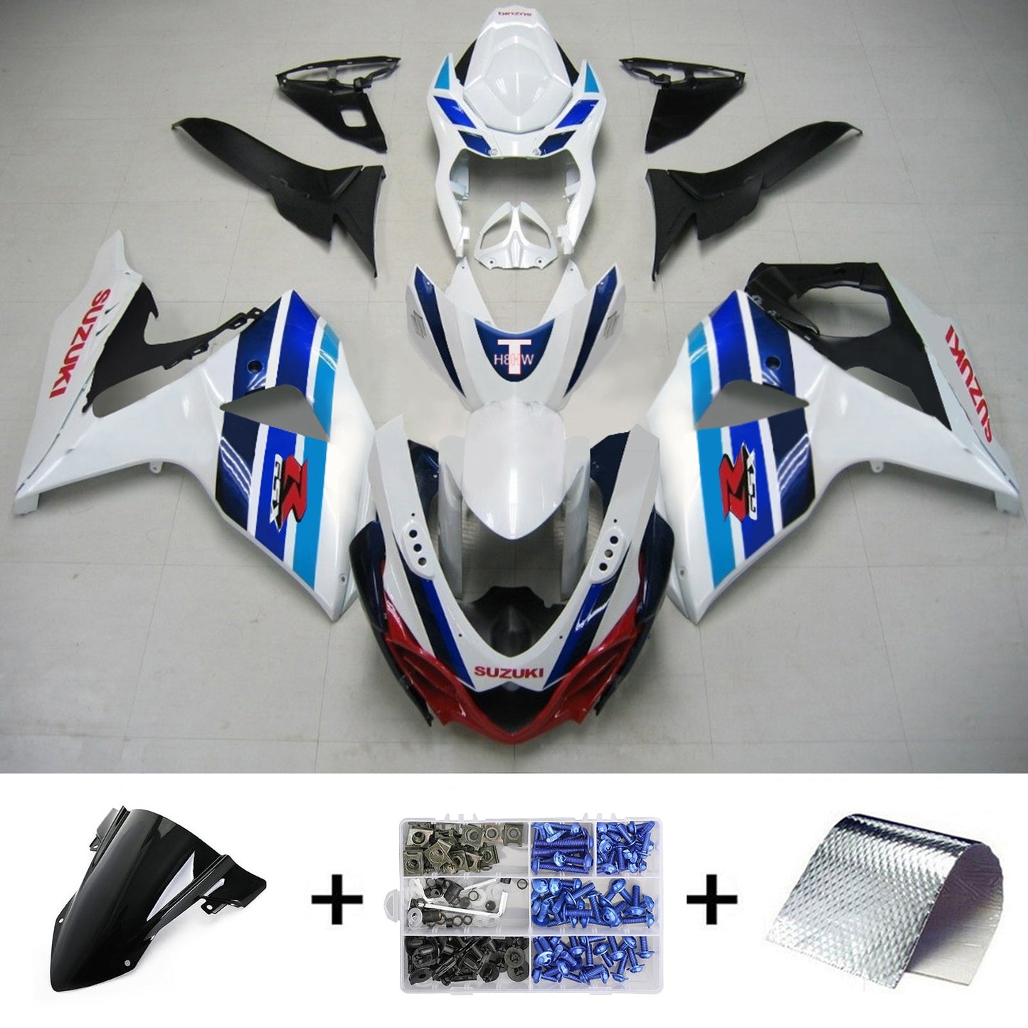 Amotopart Suzuki GSXR1000 2009-2016 Verkleidungskit