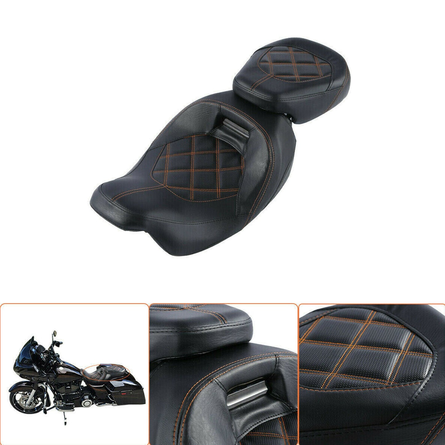 Siège conducteur et passager pour Harley Touring CVO Electra Street Glide 09-23