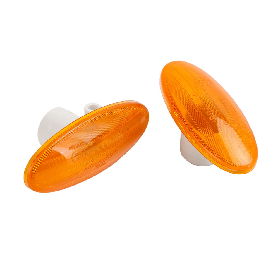 26160-89900 2X bernsteinfarbenes Seitenmarkierungslampen-Blinkergehäuse für Nissan