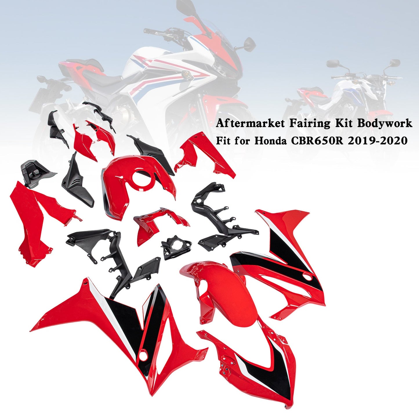 Honda CBR650R 2019–2020 Verkleidung, ABS-Kunststoff-Spritzguss