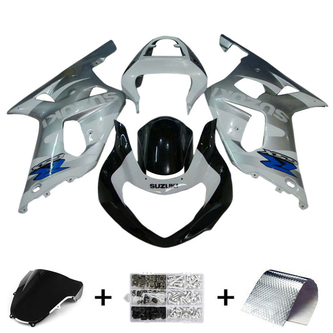 Amotopart Suzuki GSXR1000 2000¨C2002 K1 K2 Verkleidungsset, Karosserie, Kunststoff, ABS