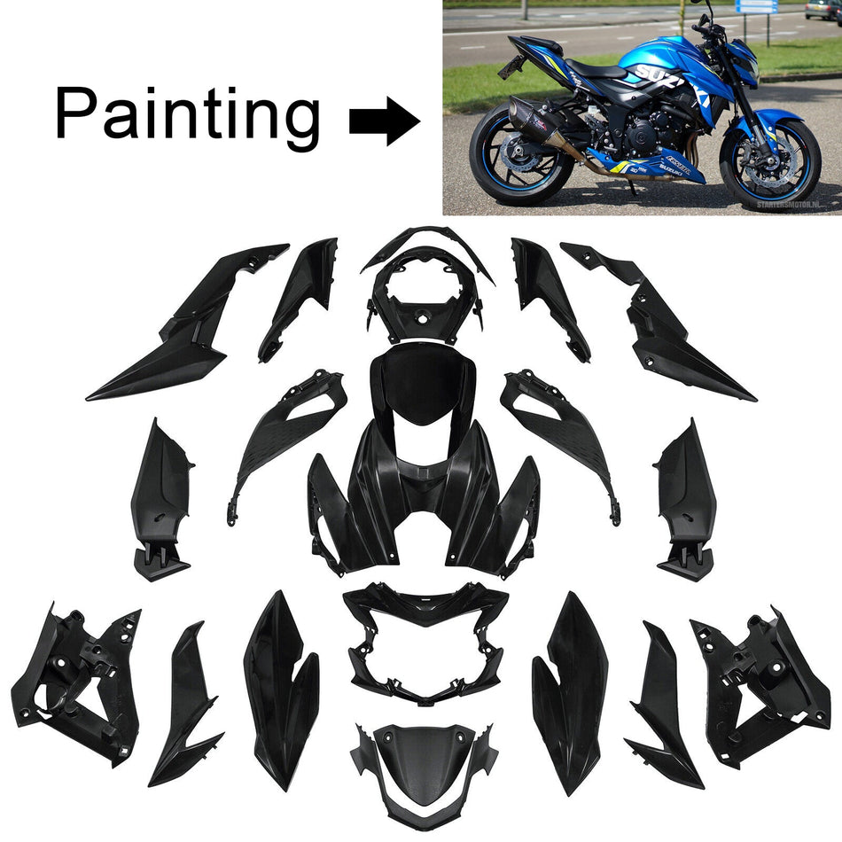 Amotopart Suzuki GSX-S 750 2017-2021 Kit de carénage Corps Plastique