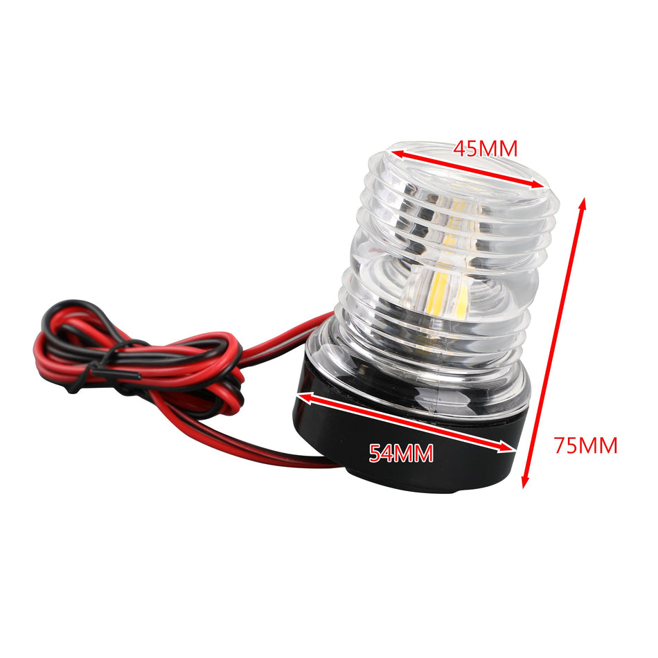 12V LED Navigations signallicht Ankerschiff Runde Lampe für Marineboot Yacht