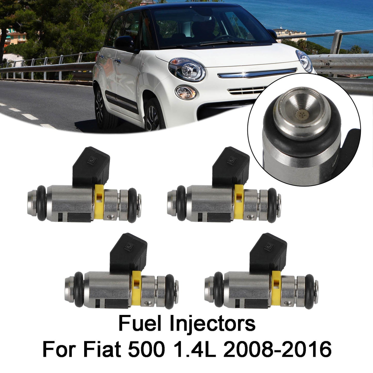4 pièces Injecteurs IWP160 Fit pour Fiat Punto 500 Doblo Qubo Fit pour Ford KA
