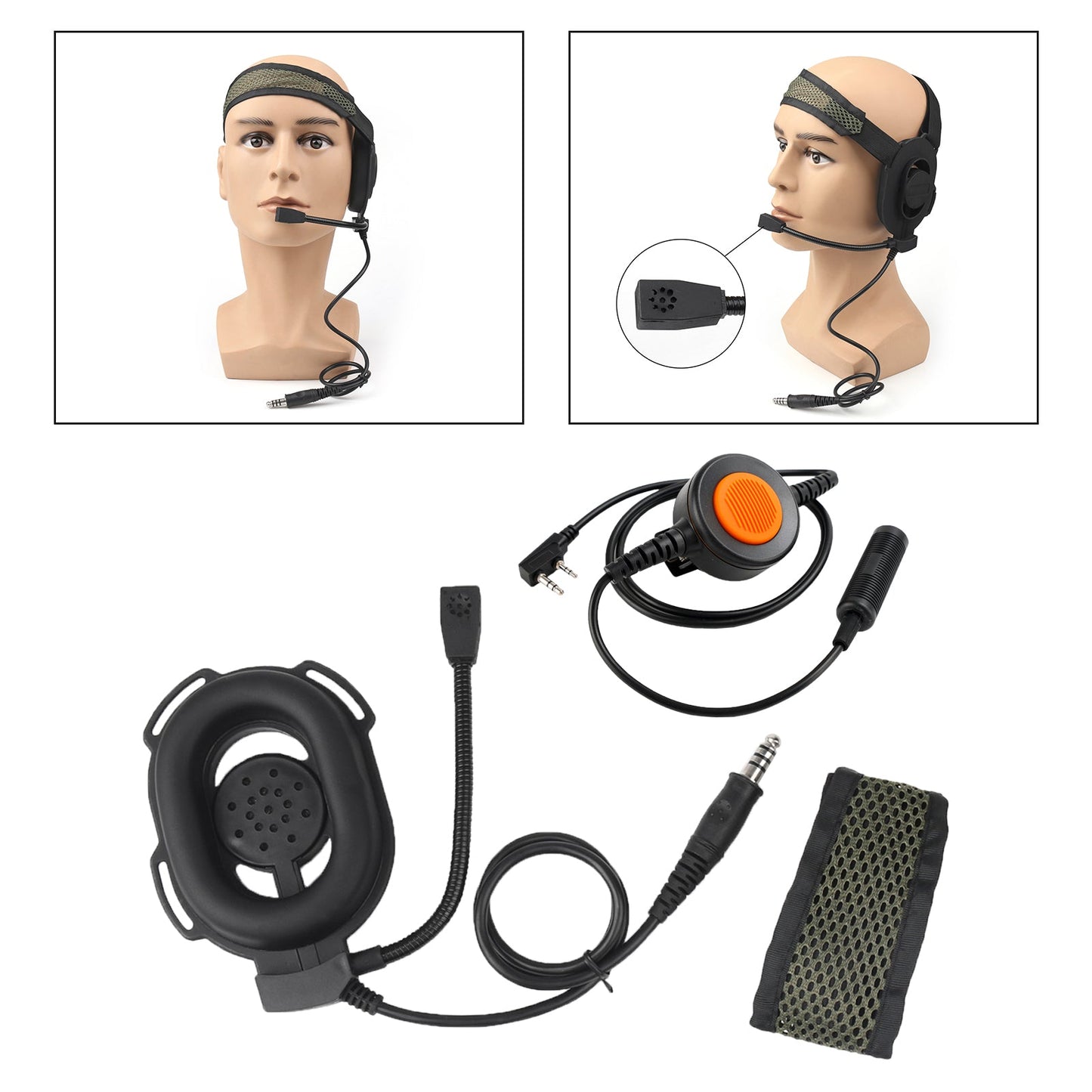 Z Tactical HD-01 Bowman Elite II Headset für Kenwood TK-208 TK-220 TK-240 TK-248