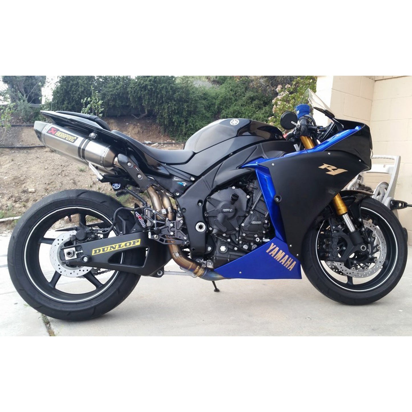 Amotopart Yamaha 2012-2014 YZF 1000 R1 Schwarzblau Abzugskit