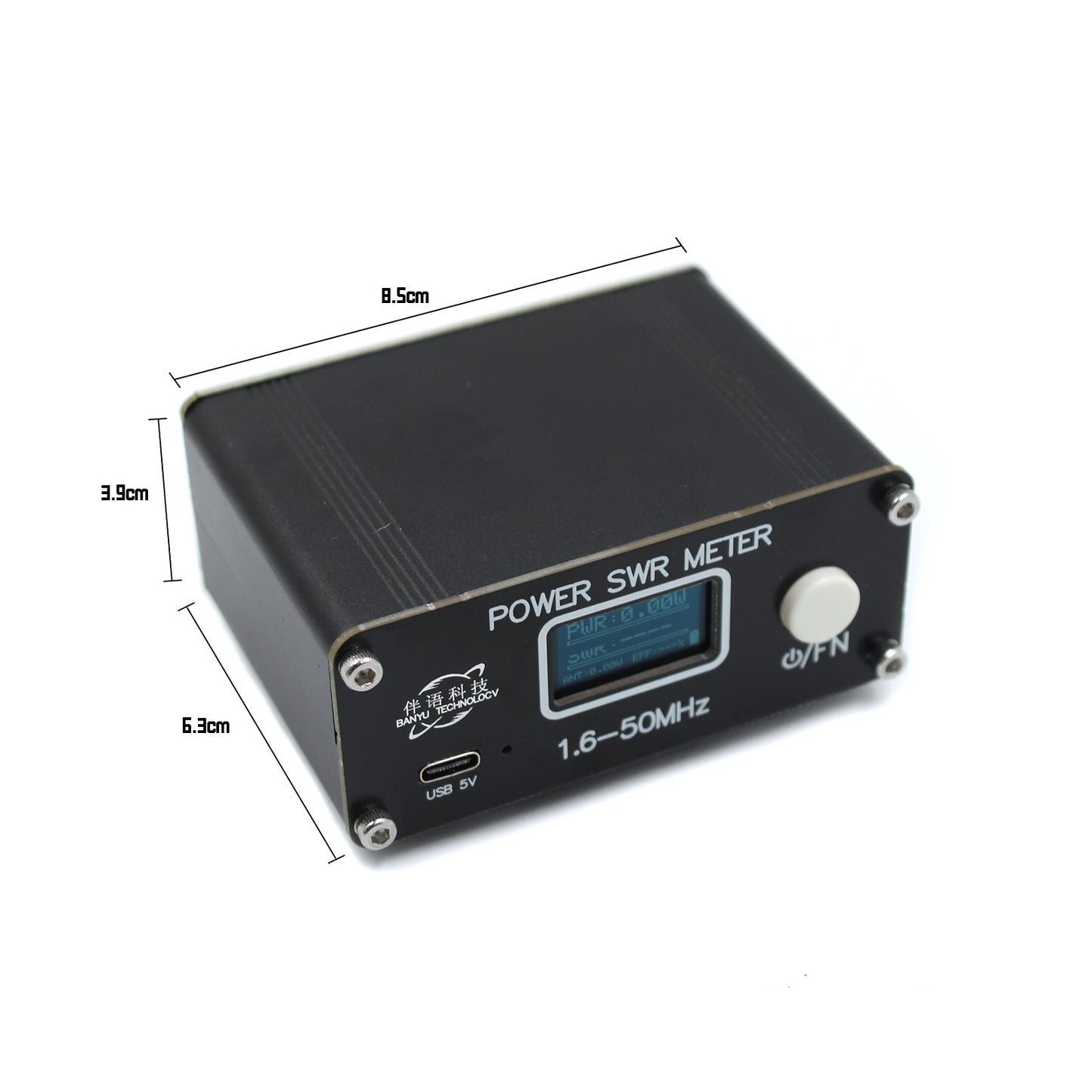 QRP 150 W 1,6–50 MHz SWR HF Kurzwellen-Stehwellenmessgerät SWR/Leistungsmessgerät FM/AM/CW