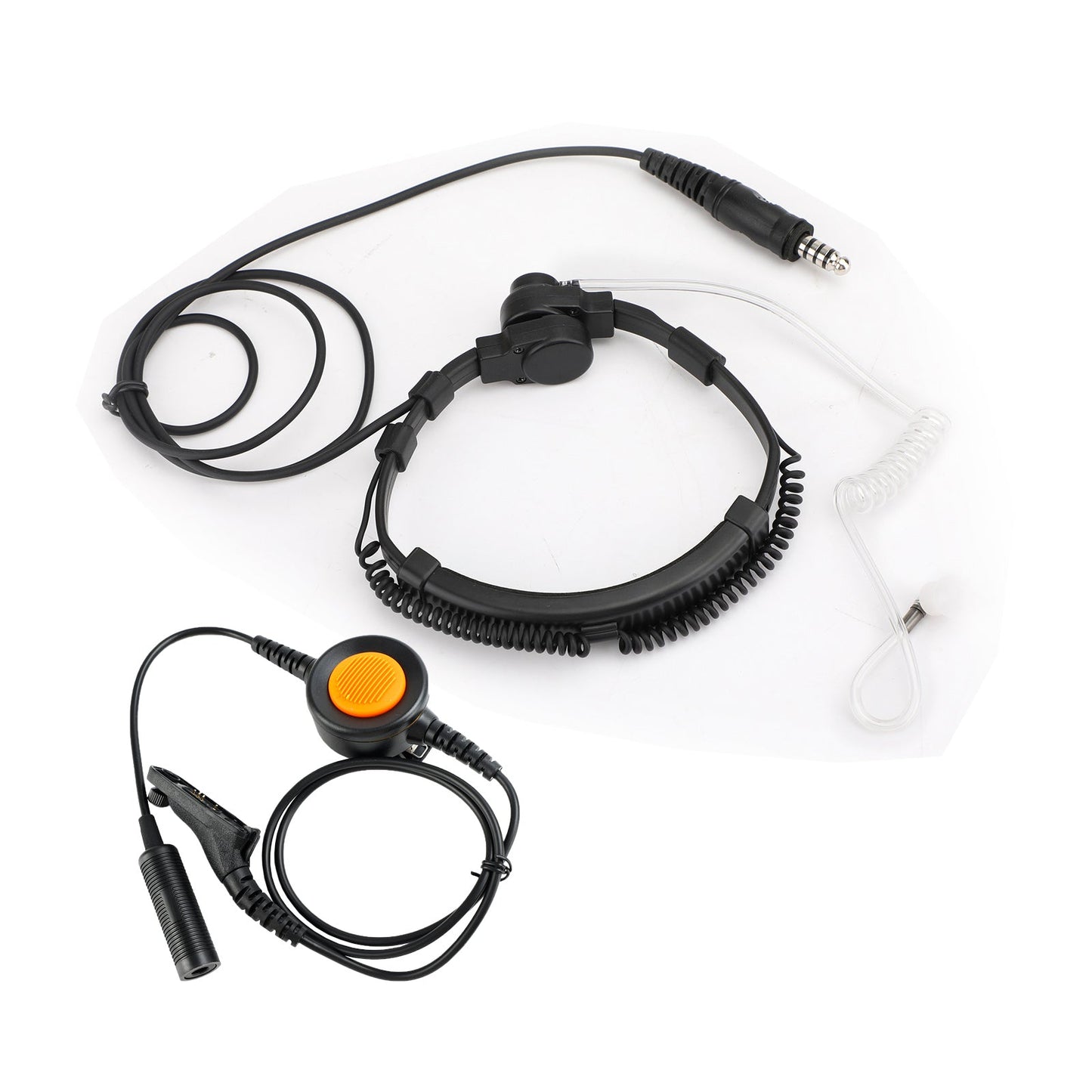 Für DP3400 DGP4150 APX4000 6-Pin U94 PTT 7,1mm Big Plug Tactical Throat Headset