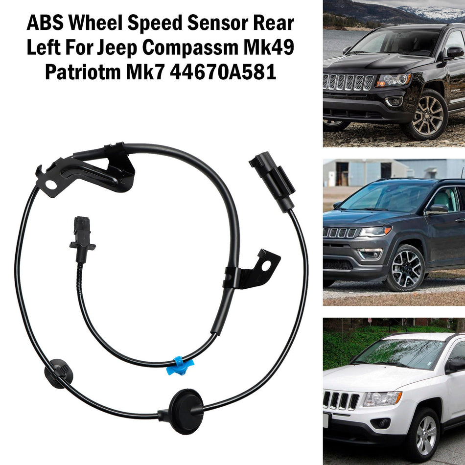 ABS Raddrehzahlsensor hinten links für Jeep Compassm Mk49 Patriotm Mk7 44670A581