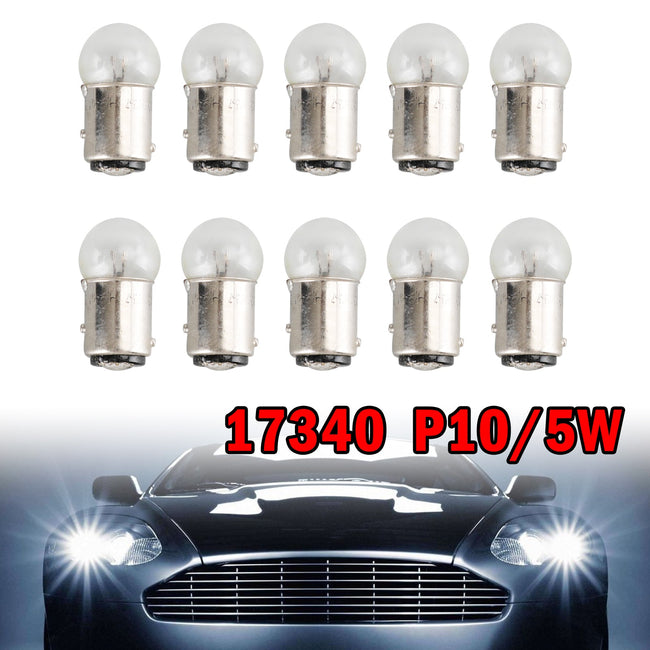 10x pour NARVA 17340 ampoules de voiture supplémentaires P10/5W 24V 10/5W BAY15d