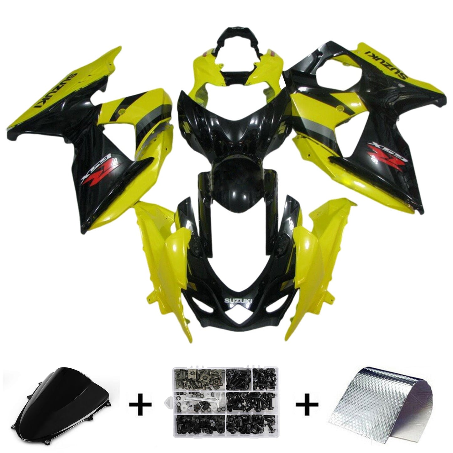 2009–2016 Suzuki GSXR1000 K9 Einspritzverkleidungs-Set, Karosserie, Kunststoff, ABS