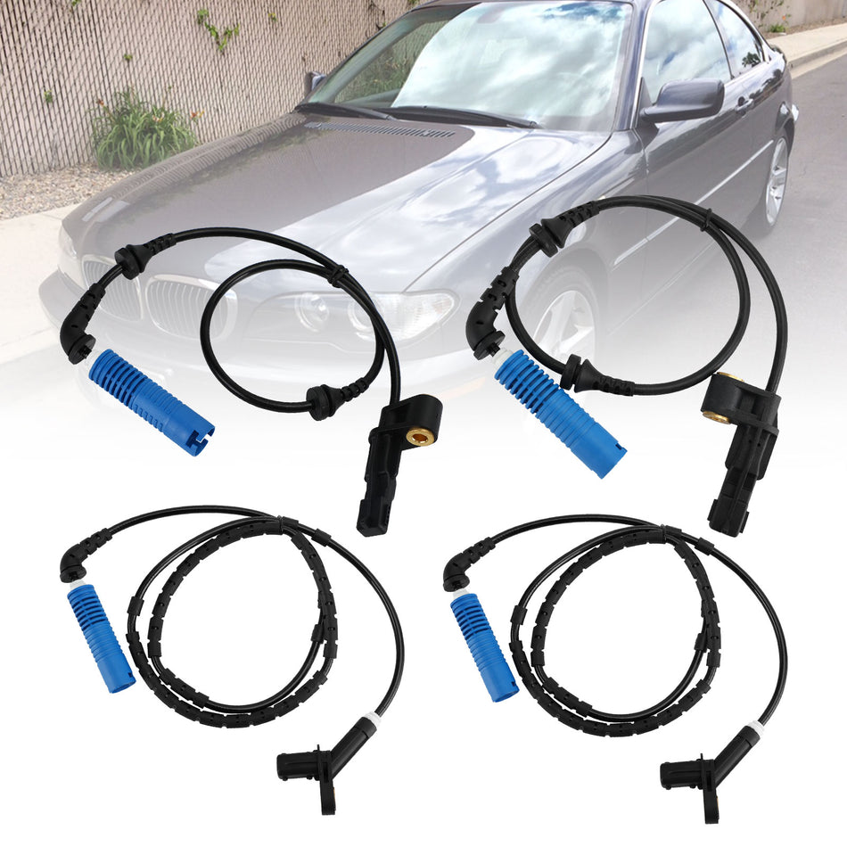 4 Capteur de vitesse de roue ABS avant arrière gauche et droite pour BMW 325CI 325I 330CI 330I M3