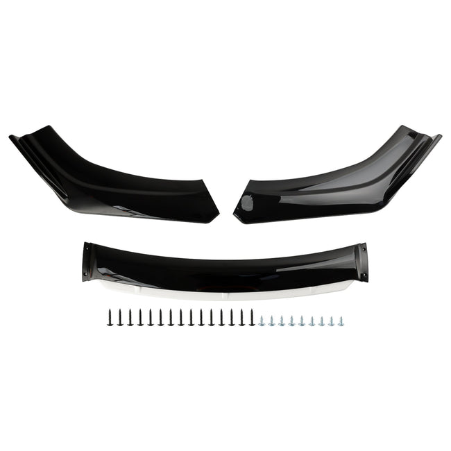 Universal Auto Frontstoßstange Lip Body Kit Splitter Diffusor Schutz Schwarz Weiß