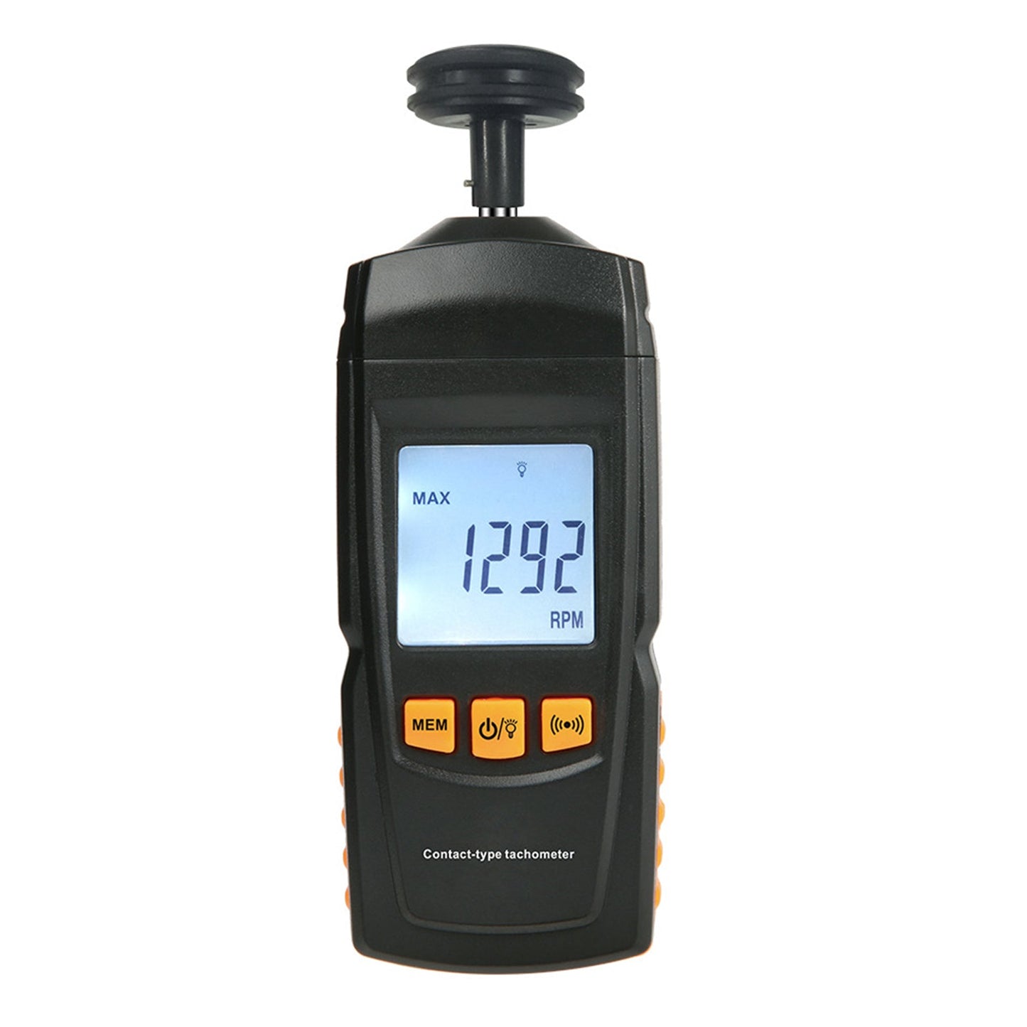 GM8906 Tragbarer digitaler Kontakt-Motordrehzahlmesser LCD-Tachometer Tach RPM Tester