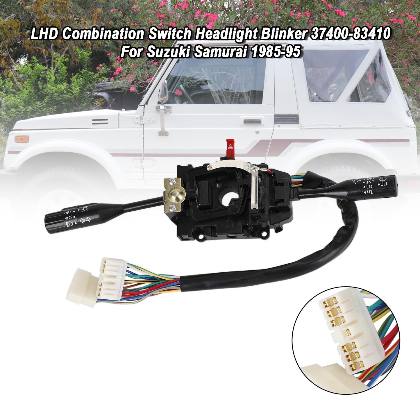 Suzuki Samurai 1985-1995 Interrupteur combiné de clignotant de phare LHD 37400-83410