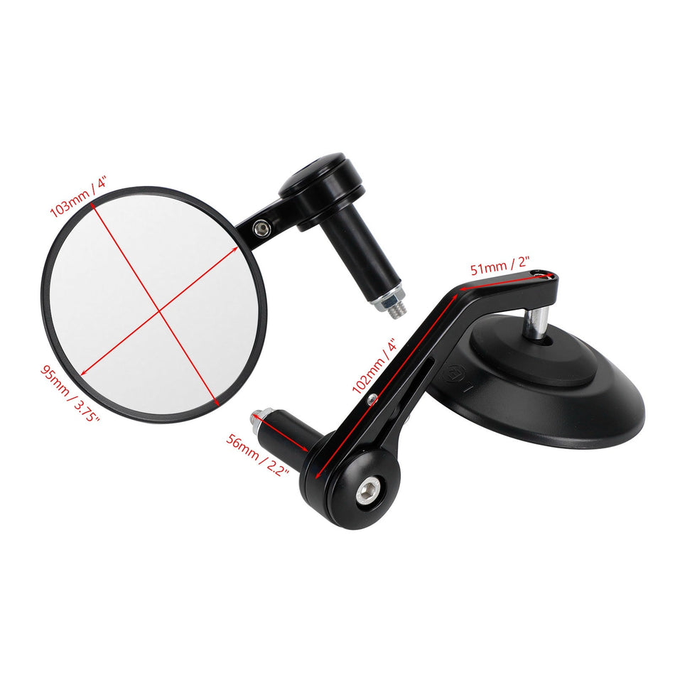 Yamaha XSR 900 2017-2019 XSR 700 2018-2019 Rétroviseurs ronds 4"