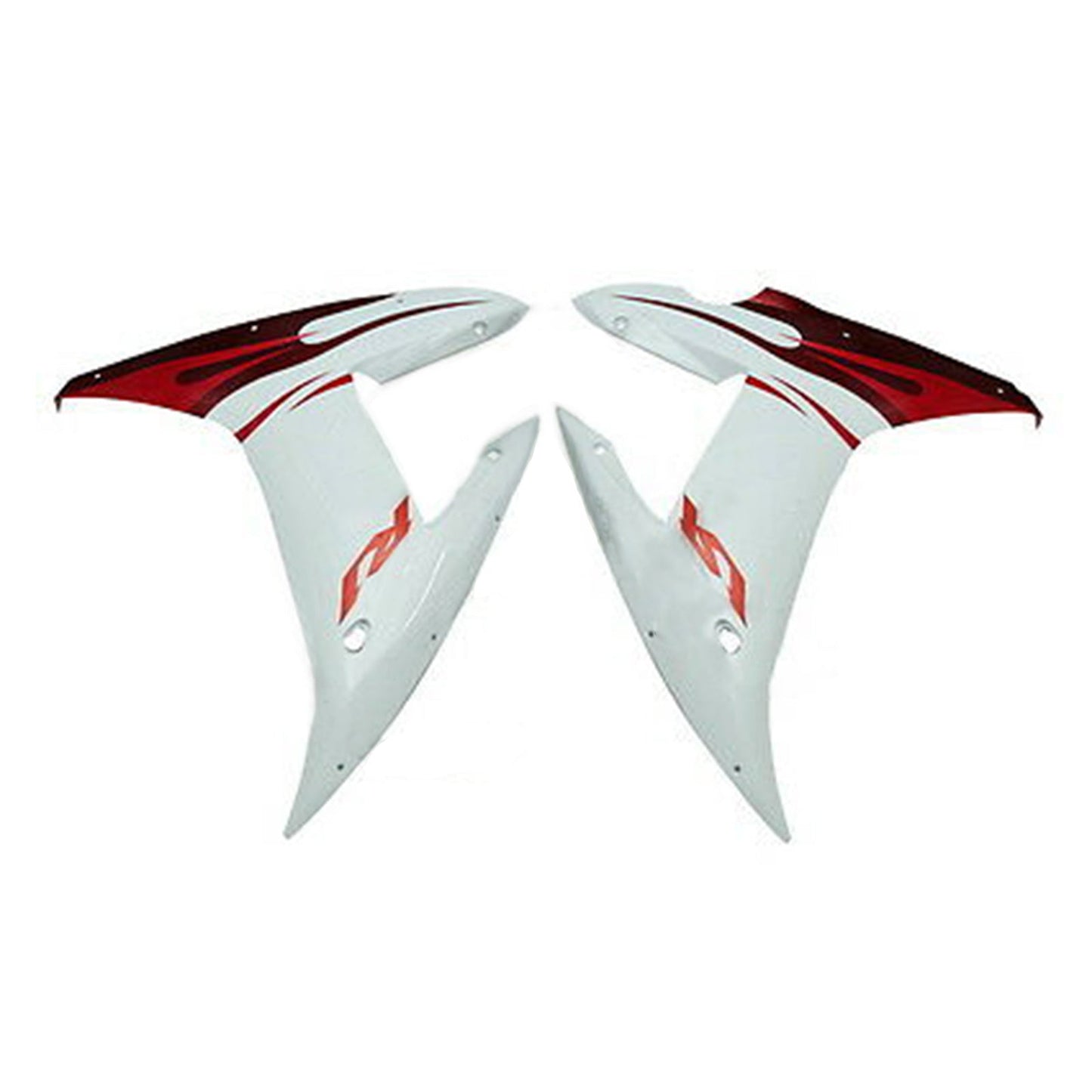 Amotopart 2002-2003 Yamaha YZF-R1 White & Red Fearing Kit