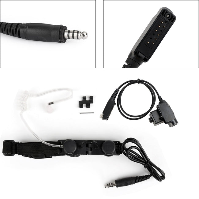 Für STP8000 STP8030 STP8035 6-Pin PTT Z-Tactical Throat Mic Einstellbare Headset