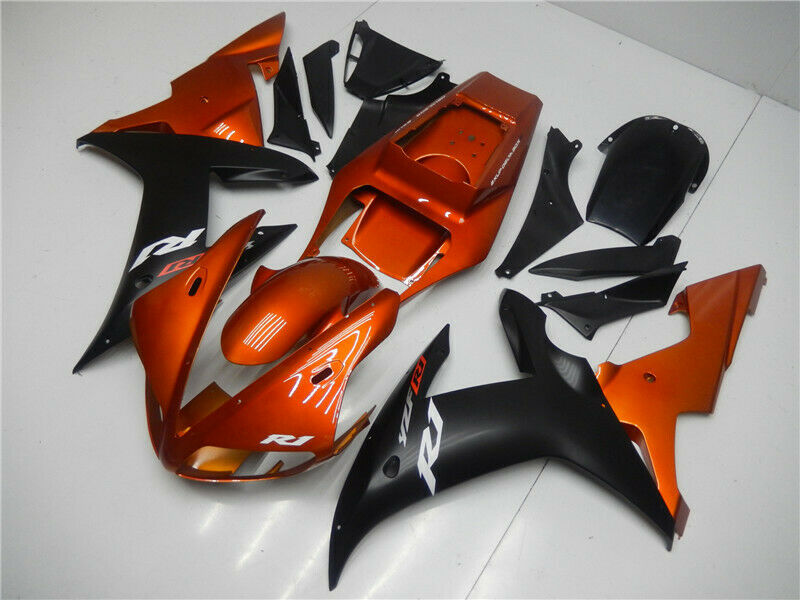 Amotopart 2002-2003 Yamaha YZF R1 Verkleidung Orangenverkleidungskit