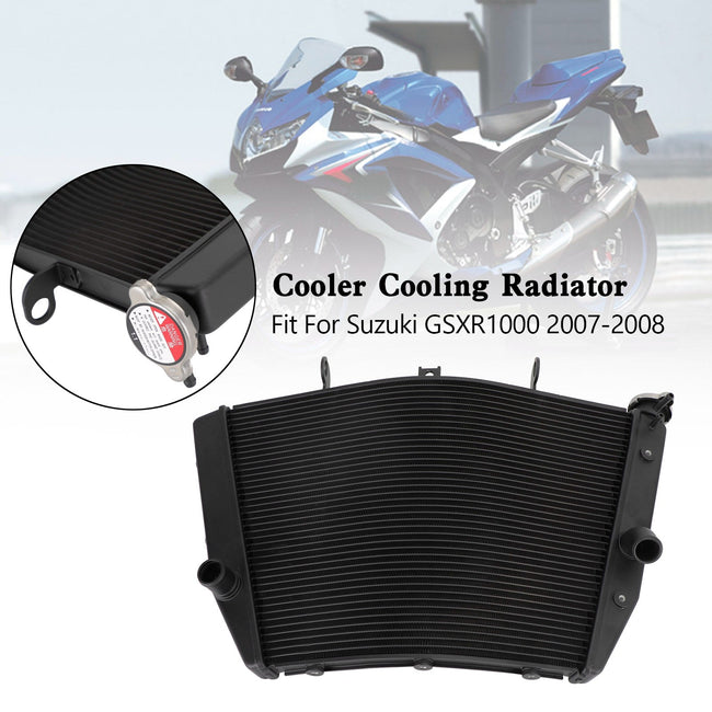 2007-2008 Suzuki GSXR1000 GSX-R 1000 K7 radiateur en aluminium refroidissement du radiateur