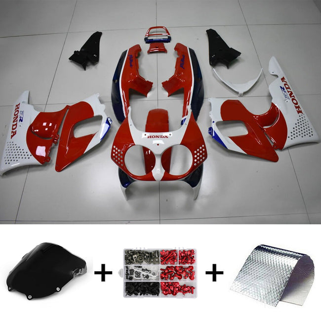 Amotopart Honda CBR900RR 893 1992-1993 Kit de carénage Corps Plastique ABS