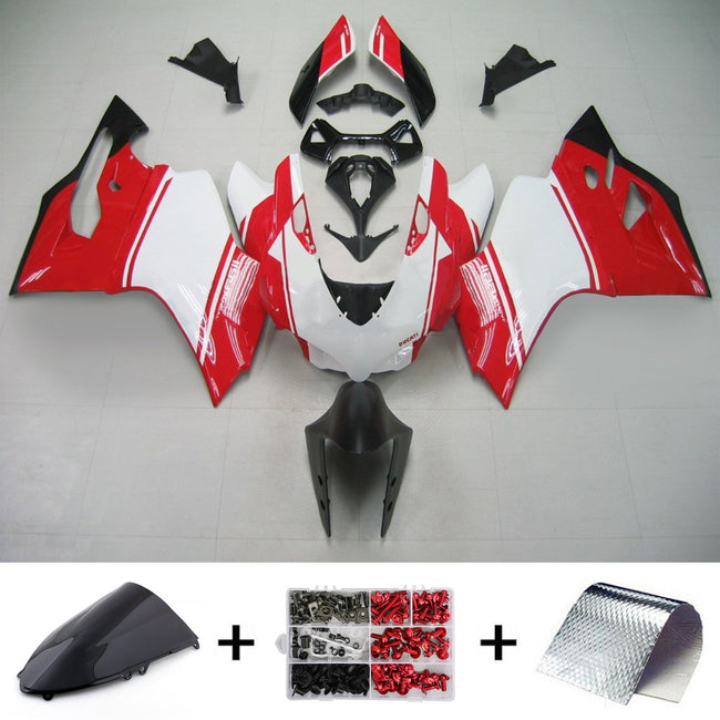 Amotopart Ducati 2012-2014 1199/899 Red White Faxing Kit