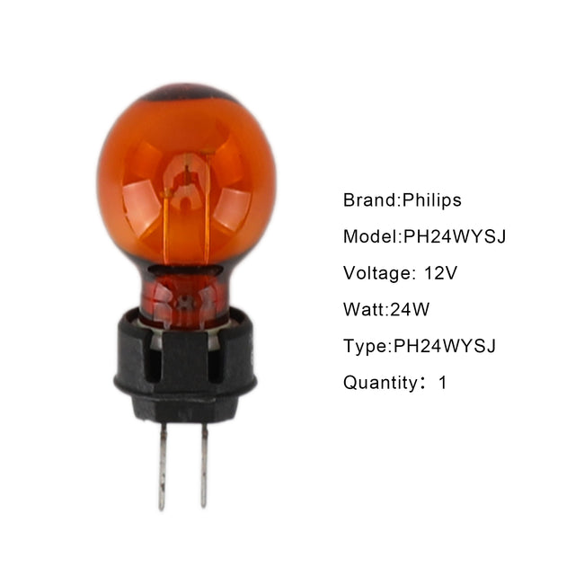 Für Philips Blinkerlampe Doppelnadel Ohne Sockel 12V24W PH24WYSJ