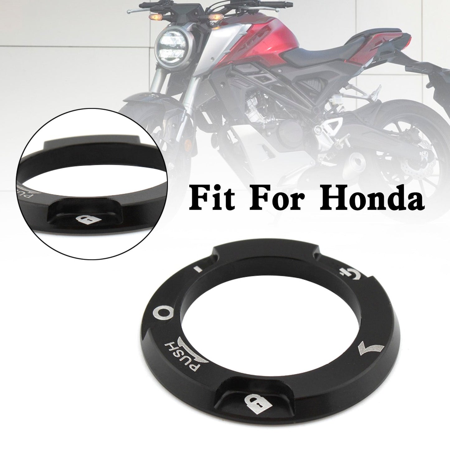 Honda CB125R CB150R CT125 Monkey 125 GB350 Zündschalterverkleidung aus Aluminium