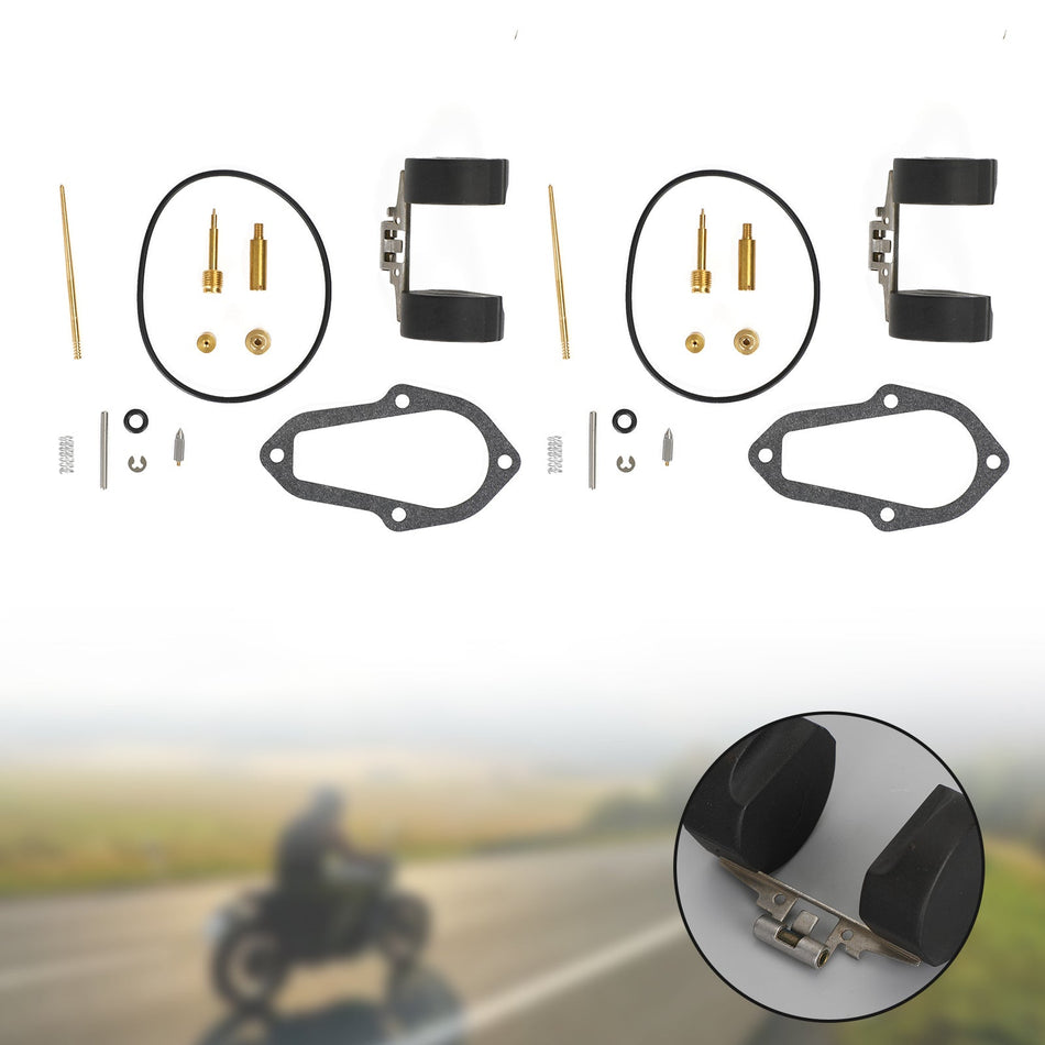 2x Kit de réparation de carburateur pour Honda XL250 Motosport 250 1972-1975 Generic