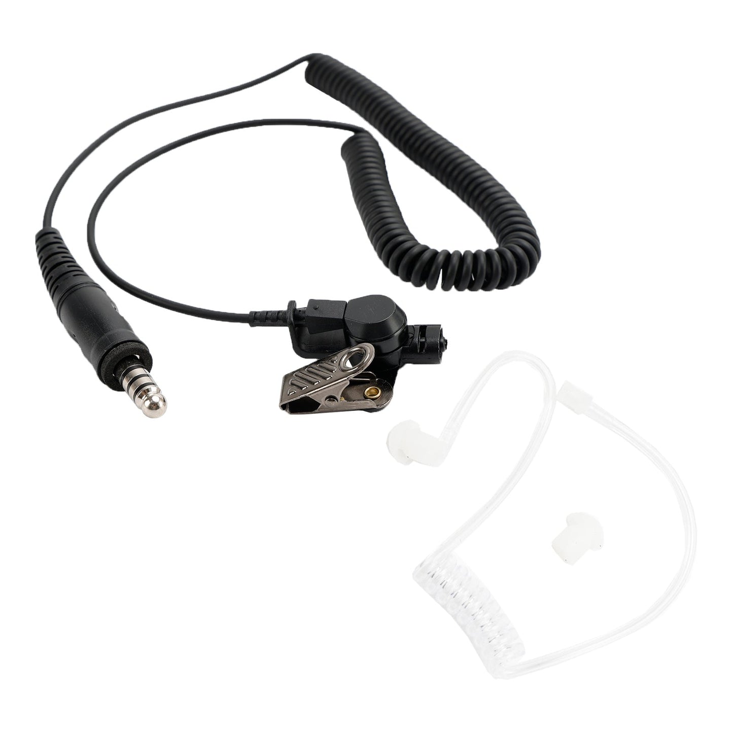 7.1-A3 Einzelh?rer-Ohrh?rer mit transparentem Luftschlauch, 7,1-mm-In-Ear-Headset