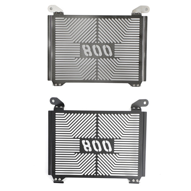 Couvercle de protection de radiateur en acier inoxydable compatible avec CFMOTO 800MT 21-22 silver générique